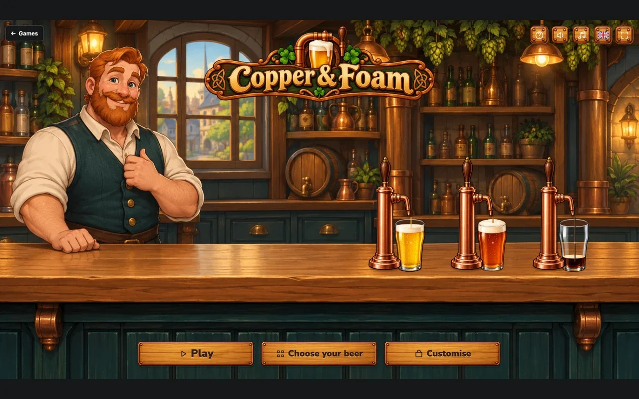 Copper & Foam gameplay artwork
