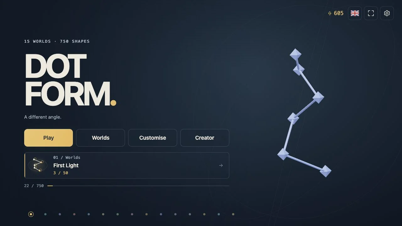 Dotform gameplay artwork
