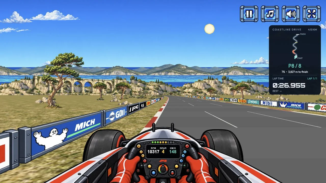 Updated Coastline Drive scenery