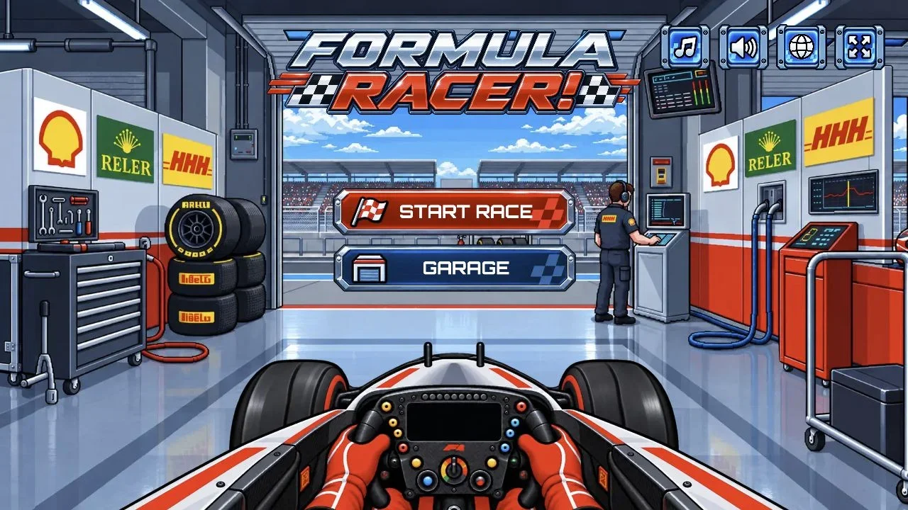 Formula Racer gameplay artwork